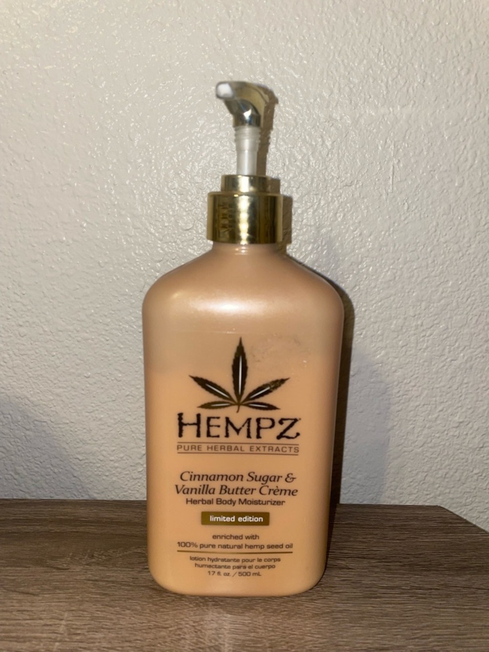 Hempz Cinnamon Sugar & Vanilla Butter Crème Body Moisturizer Limited Edition